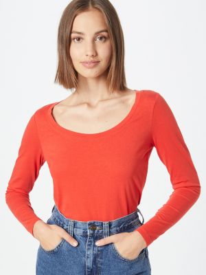 Tričko s dlhými rukávmi Esprit červená
