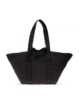 Shopper handtasche mit taschen Allsaints schwarz