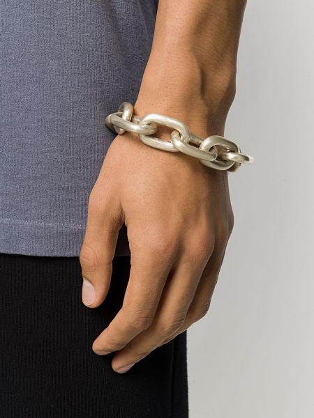 Bracelet oversize Parts Of Four argenté