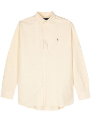 Велурена вълнена поло тениска с връзки Polo Ralph Lauren