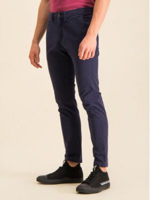 Pantalon skinny Calvin Klein Jeans bleu