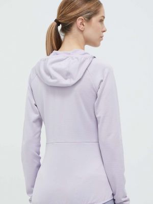 Kapucnis pulóver Adidas Terrex lila