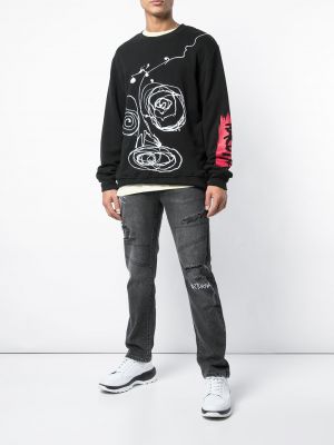 Sweatshirt mit rundhalsausschnitt Haculla schwarz