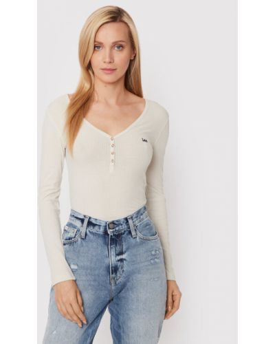 Lee Blúz Henley L40FIPDN Fehér Slim Fit