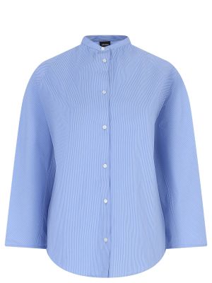 Голубая рубашка в полоску Aspesi