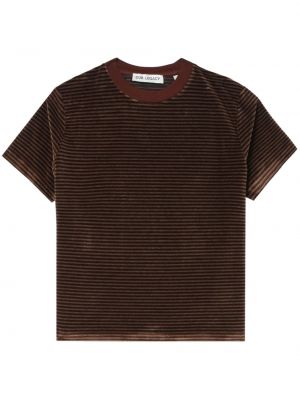 Velours t-shirt Our Legacy braun