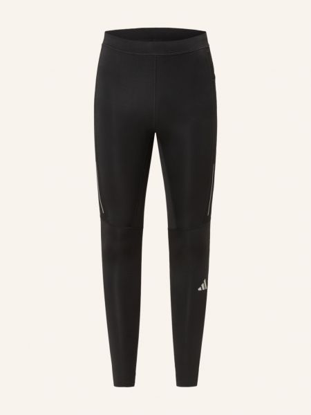 Běžecké kalhoty se síťovinou Adidas černé