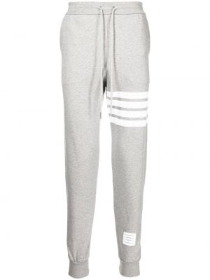 Dryžuotos sportinės kelnes Thom Browne pilka