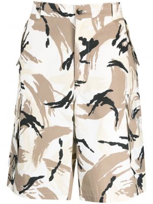 Cargo shorts mit camouflage-print Kenzo weiß