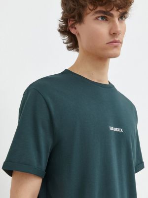 Тениска с дълъг ръкав с принт Les Deux зелено