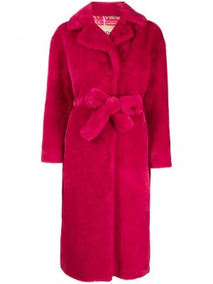 Palton de blană Herno roz