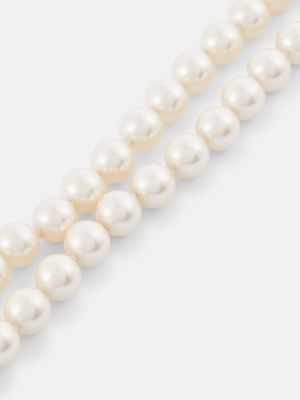 Pulsera con perlas Vivienne Westwood blanco