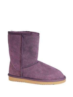 Однотонные кожаные ботинки Eastern Counties Leather фиолетовые