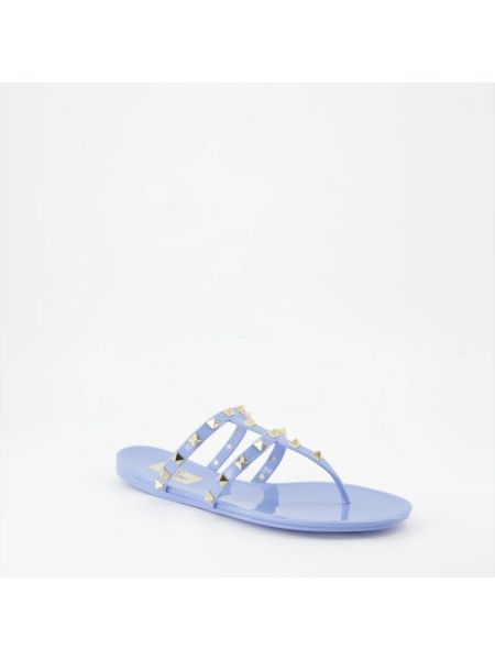 Sandały trekkingowe wsuwane Valentino Garavani niebieskie