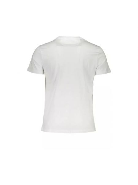 Camiseta de algodón con estampado manga corta La Martina blanco