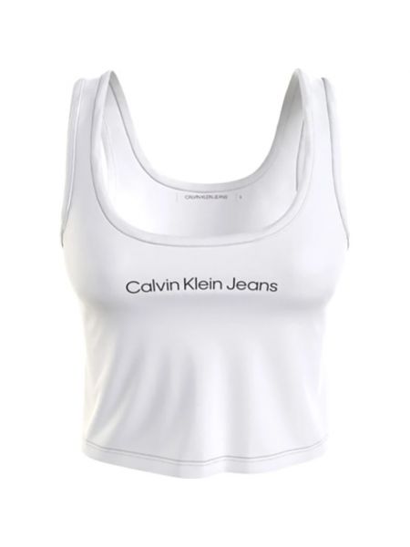 Haut slim Calvin Klein blanc