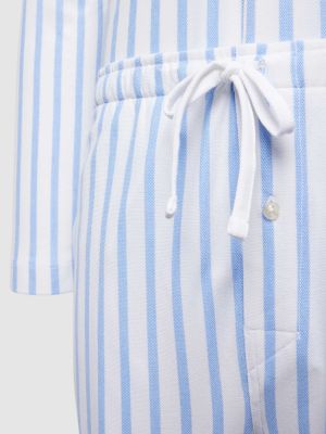 Piżama slim fit Polo Ralph Lauren Underwear niebieska