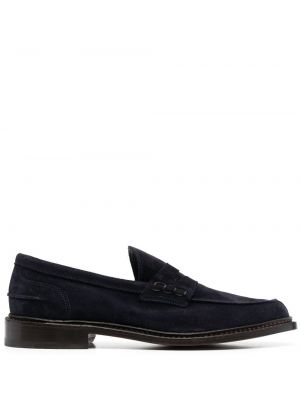 Seemisnahksed loafer-kingad Tricker's sinine