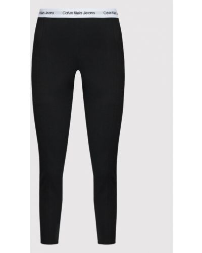 Calvin Klein Jeans Plus Leggings J20J218877 Fekete Slim Fit