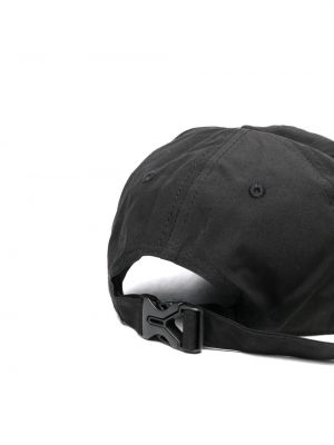 Siuvinėtas kepurė su snapeliu Versace Jeans Couture juoda