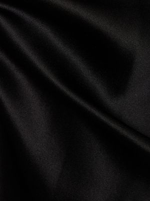 Jedwabna sukienka midi Nili Lotan czarna