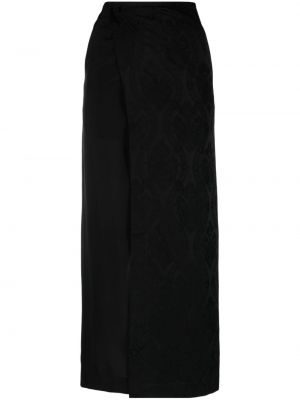 Žakárová sukňa Uma Wang čierna