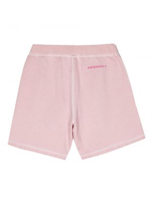 Puuvillased lühikesed püksid Dsquared2 roosa