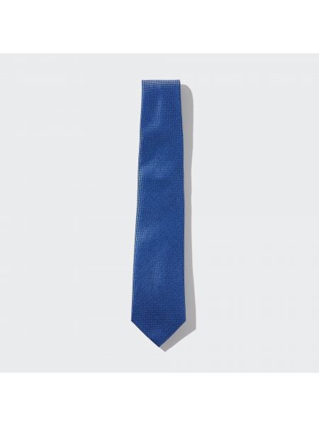 Шелковый галстук Uniqlo синий