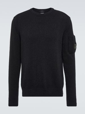 Флийс пуловер C.p. Company черно