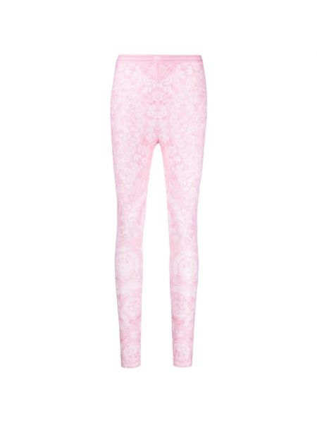 Leggings mit print Versace Pink