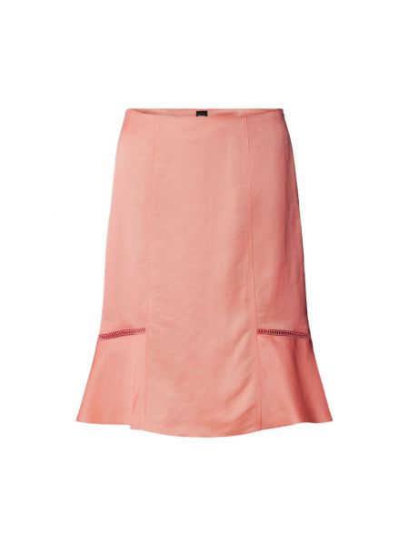 Różowa spódnica midi Hugo Boss
