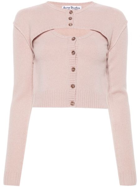 Strikket cardigan med knapper Acne Studios