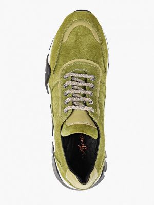 Низкие кроссовки Ascalini зеленые