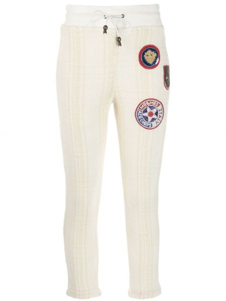 Pantalones de chándal ajustados Mr & Mrs Italy blanco