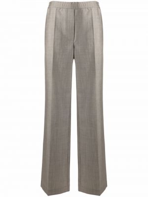 Pantalones rectos de cintura alta Acne Studios gris