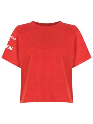 Majica s potiskom Osklen rdeča