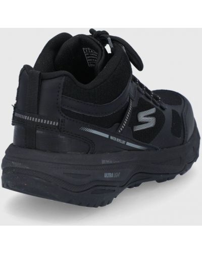 Pantofi cu toc cu toc cu toc plat Skechers negru
