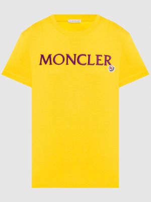 Жовта футболка Moncler