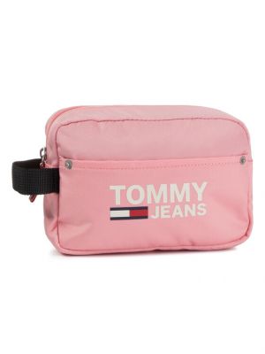 Чанта за козметика Tommy Jeans розово
