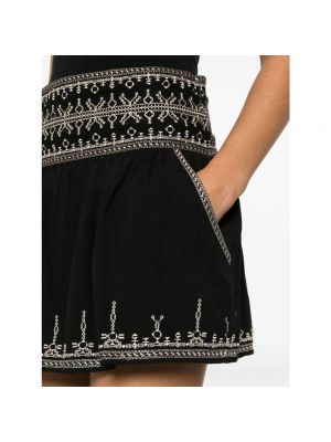 Mini falda de algodón Isabel Marant étoile negro