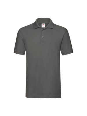 Tricou polo din bumbac Fruit Of The Loom gri