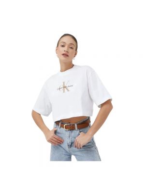 Koszula jeansowa Calvin Klein Jeans - Biały