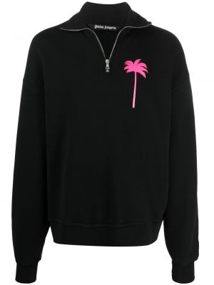 Trykt sweatshirt Palm Angels svart