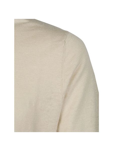 Camisa de lino de algodón Paolo Pecora beige