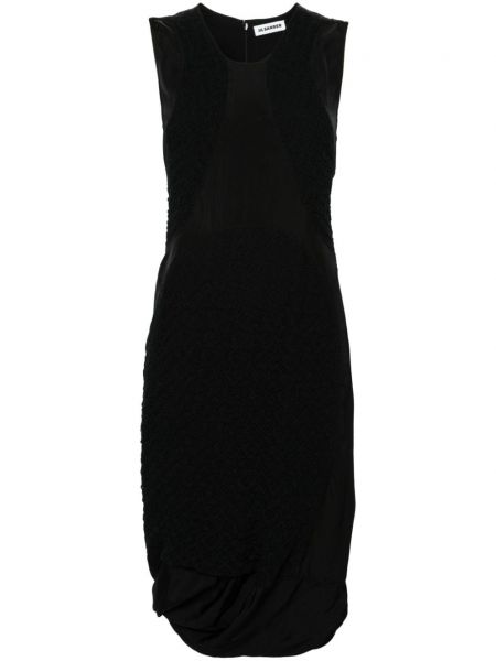 Плетена рокля Jil Sander черно