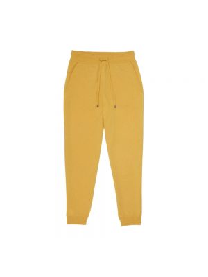 Spodnie sportowe Brooks Brothers żółte