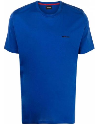 Camiseta con bordado Kiton azul