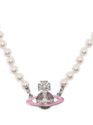 Křišťálový náhrdelník s perlami Vivienne Westwood