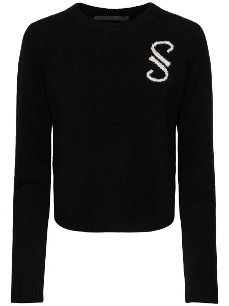 Jacquard džemper od kašmira Proenza Schouler crna