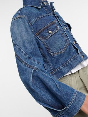 Kurtka jeansowa Sacai niebieska